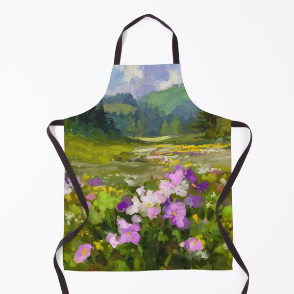 Item preview, Stream of flowers, landscape painting designed and sold by Mikko Tyllinen.