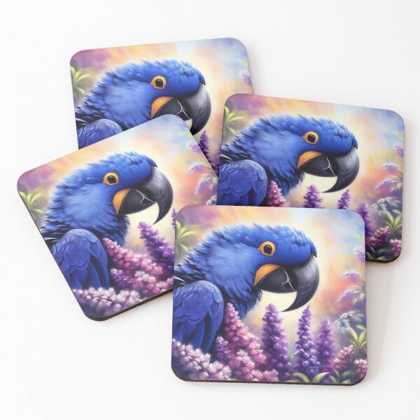 Item preview, Hyacinth Macaw Art #29 | Blue Macaw Lovers designed and sold by ksgraphics222.