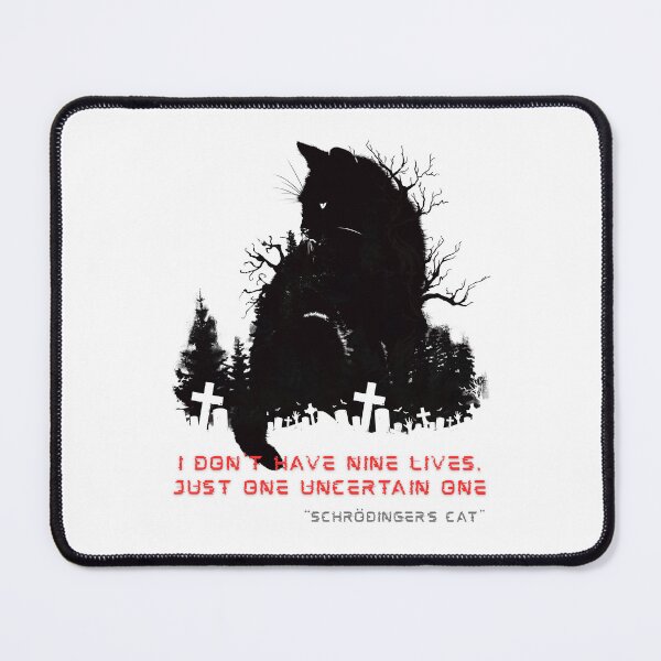 Item preview, Cemetery Cat Design – Quantum Life Mystery designed and sold by E20STUDIO.