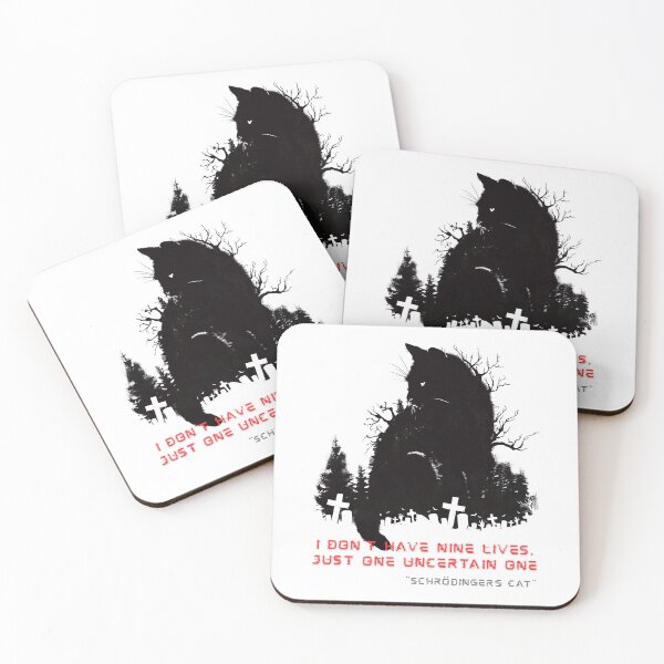 Item preview, Cemetery Cat Design – Quantum Life Mystery designed and sold by E20STUDIO.
