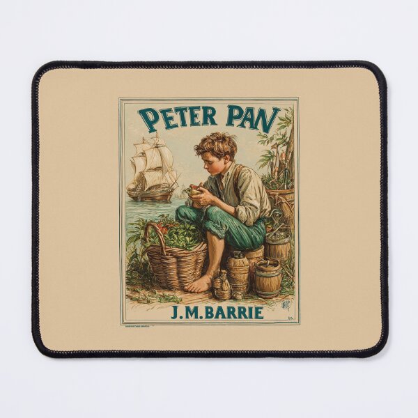 Item preview, A Vintage Poster of Peter Pan - J.M.Barrie  designed and sold by GoodOldVintage.