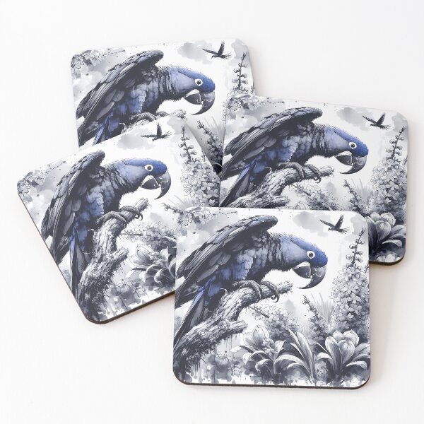Item preview, Hyacinth Macaw Art #30 | Blue Macaw Lovers designed and sold by ksgraphics222.