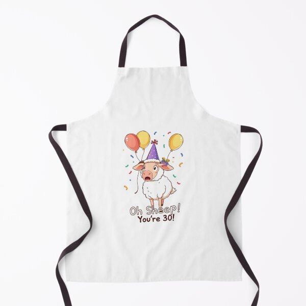 Item preview, Oh sheep you are 30 Birthday cute kawaii meme gift balloons cow designed and sold by CheeseBlueprint.