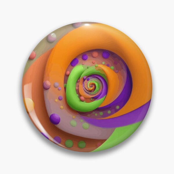 Item preview, Colorful Abstract Fibonacci Art 185 designed and sold by Vicky Brago-Mitchell®.