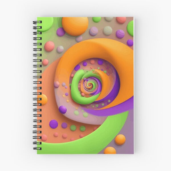 Item preview, Colorful Abstract Fibonacci Art 185 designed and sold by Vicky Brago-Mitchell®.