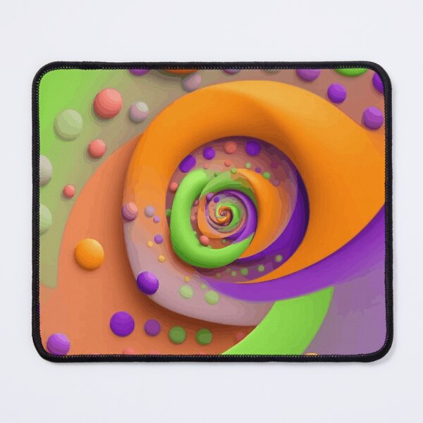 Item preview, Colorful Abstract Fibonacci Art 185 designed and sold by Vicky Brago-Mitchell®.