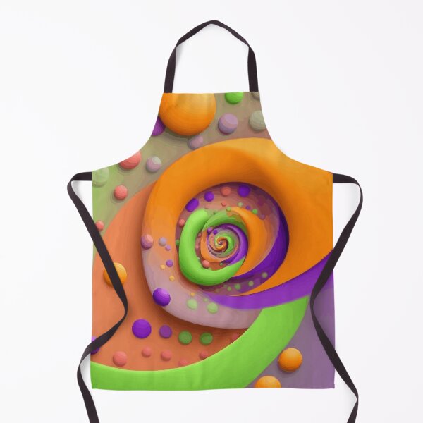 Aperçu de l'œuvre Art abstrait coloré de Fibonacci 185 créée et vendue par Vicky Brago-Mitchell®.