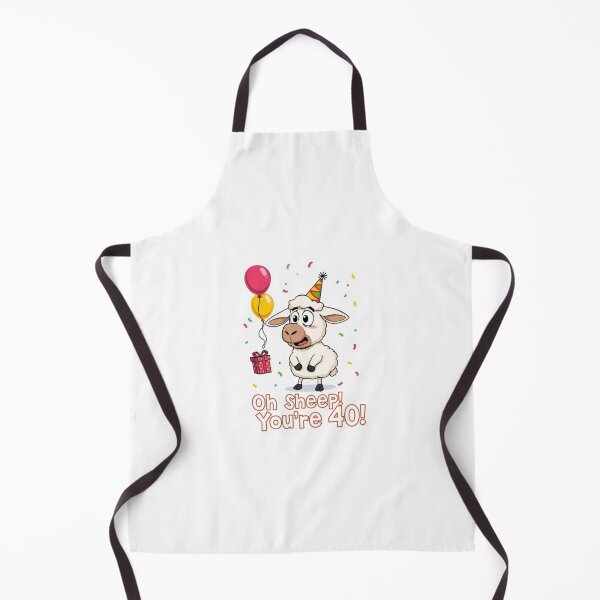 Item preview, Oh sheep you are 40 Birthday cute kawaii meme gift balloons cow designed and sold by CheeseBlueprint.