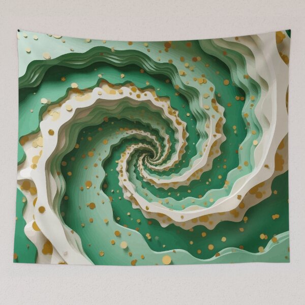 Item preview, Colorful Abstract Fibonacci Art 197 designed and sold by Vicky Brago-Mitchell®.