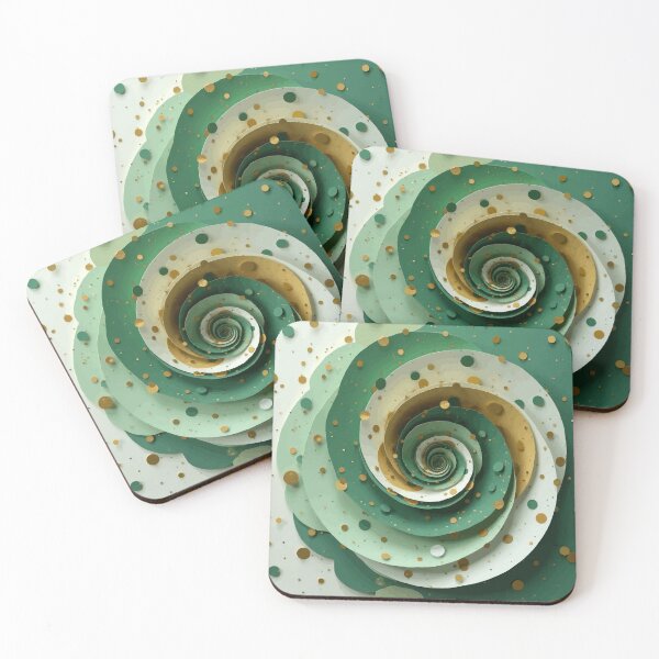 Item preview, Colorful Abstract Fibonacci Art 199 designed and sold by Vicky Brago-Mitchell®.