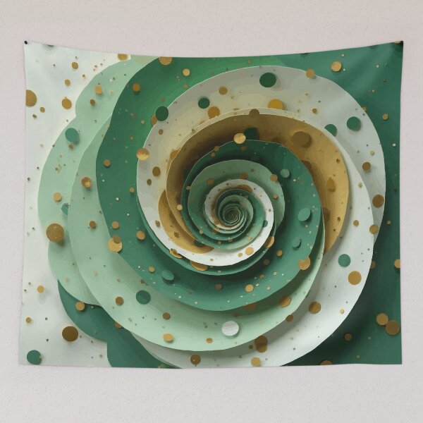 Item preview, Colorful Abstract Fibonacci Art 199 designed and sold by Vicky Brago-Mitchell®.