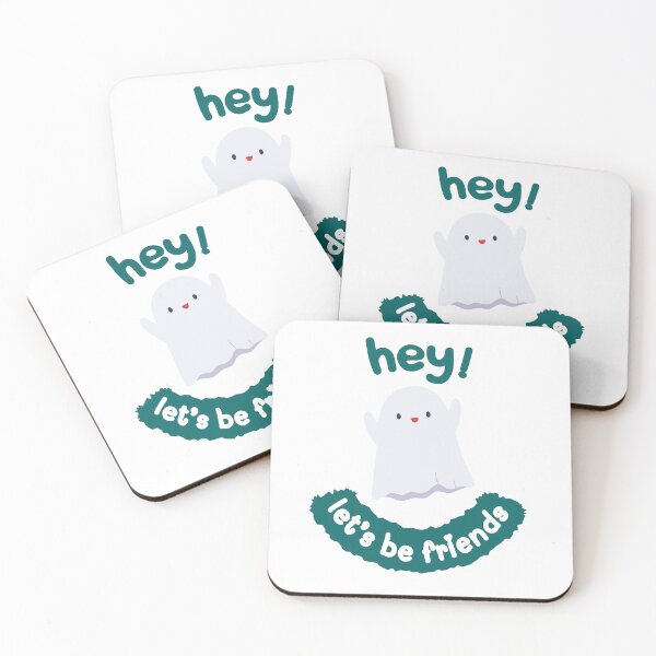 Item preview, Let's Be Friends – Friendly Halloween or Everyday Design designed and sold by ManyVersee.