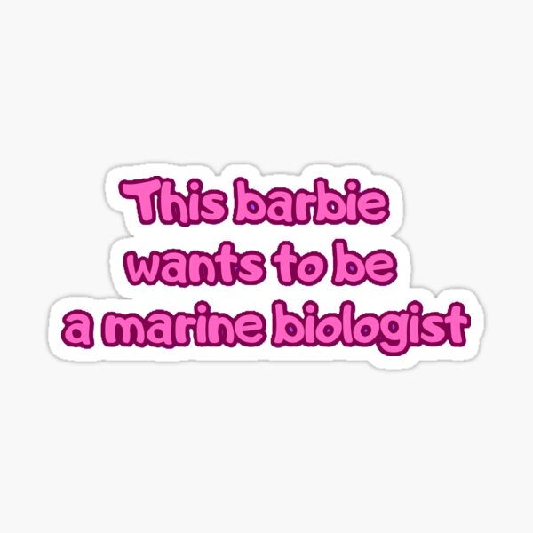 Artikel-Vorschau von diese Barbie möchte Meeresbiologin werden, designt und verkauft von lanamarais.