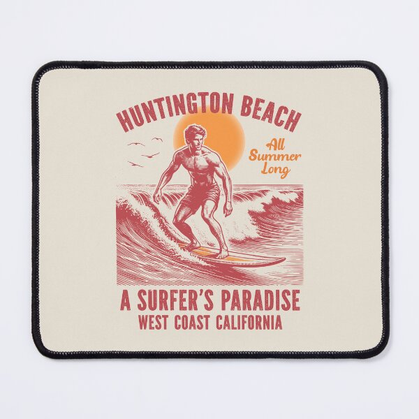 Item preview, Surfing Huntington Beach Surfers Paradise Orange County California designed and sold by eclecTEEq.