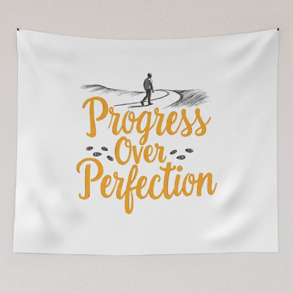 Item preview, Progress Over Perfection designed and sold by a2zbuyshop.