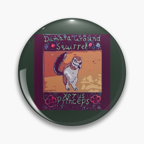 Item preview, Damara Ground Squirrel Painted Felt on Wood Project designed and sold by Jonathan's Nature Crafts.