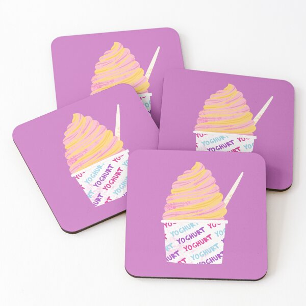 Item preview, Mediocre Pink and Yellow Frozen Yoghurt Swirls designed and sold by Yulia Saraswati.