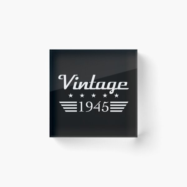 Item preview, Vintage 1945 Classic 80th Birthday designed and sold by thepixelgarden.