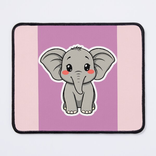 Item preview, Cute Small Baby Elephant Sticker designed and sold by Orange Cart.