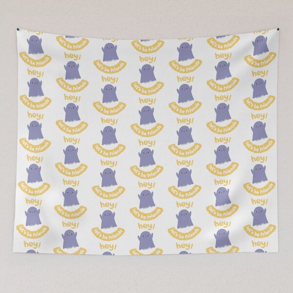 Item preview, Let's Be Friends – Friendly Halloween or Everyday Design designed and sold by ManyVersee.