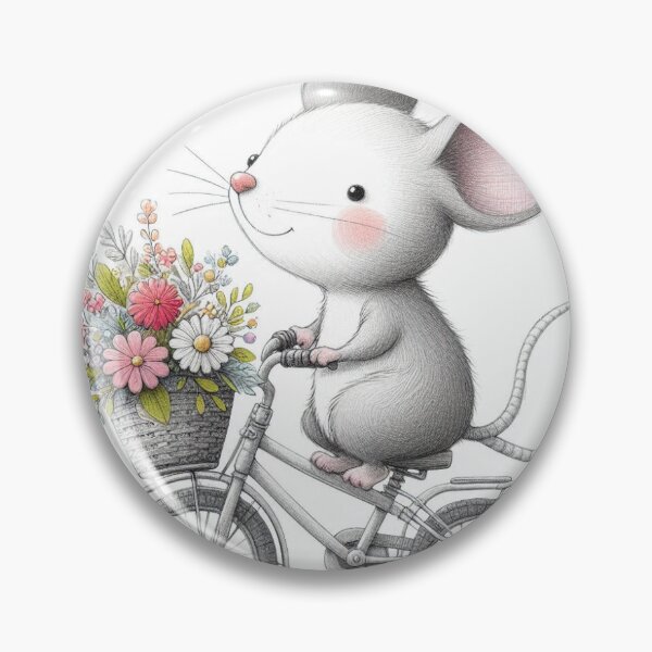 Item preview, Miep Muis op de fiets designed and sold by Tierlantijntje1.