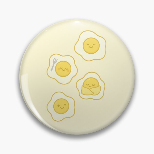 Item preview, Sunny Egg Squad – Pastel Breakfast Pattern designed and sold by Bramble99.