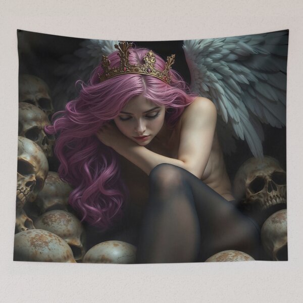 Item preview, The Fallen Grace designed and sold by Samantha AI Artist.