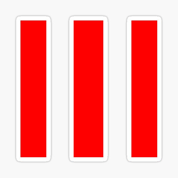 Item preview, Thick Red Stripes Vertical designed and sold by Goods4SaleNow.