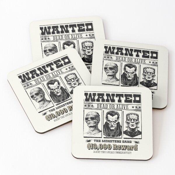 Item preview, Vintage Western Halloween Monsters designed and sold by PoeticTheory.
