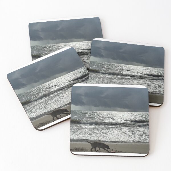 Item preview, Dog having fun at the beach designed and sold by jimisimij.