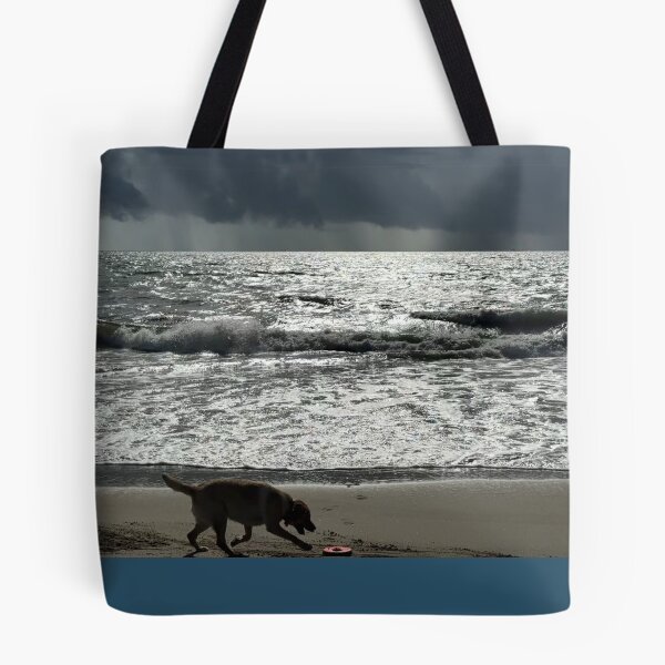 Item preview, Dog having fun at the beach designed and sold by jimisimij.