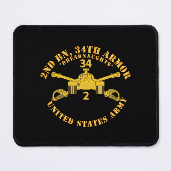 Item preview, Army - 2nd Bn 34th Armor - Dreadnaughts - Armor Branch designed and sold by Military Insignia Products.