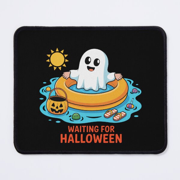 Item preview, Summerween Waiting for Halloween Ghost Spooky Summer  designed and sold by PietrzakDesign.
