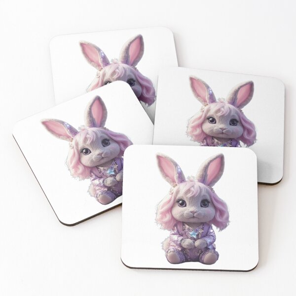 Item preview, Moonbeam Bunny Dancer - AI Art designed and sold by FormIsle.
