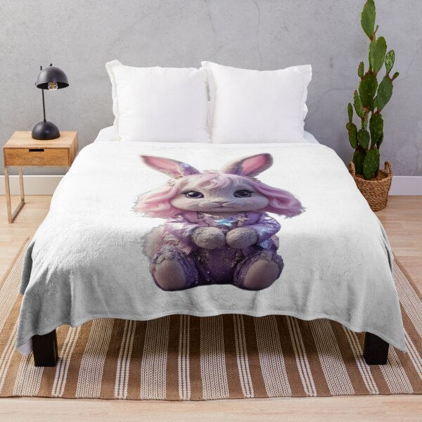 Item preview, Moonbeam Bunny Dancer - AI Art designed and sold by FormIsle.