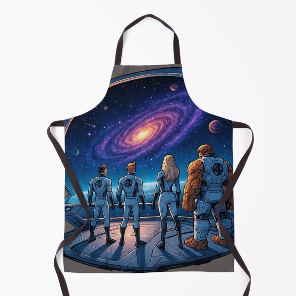 Item preview, Space explorers gazing at the galactic void designed and sold by LoomisDreams.