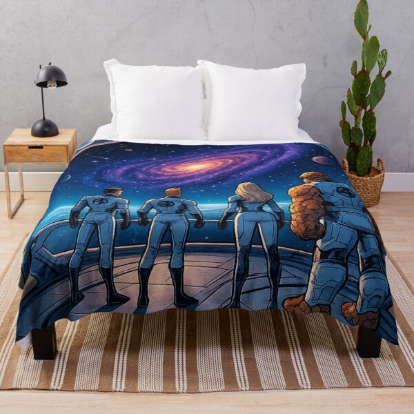 Item preview,  Space explorers gazing at the galactic void designed and sold by LoomisDreams.