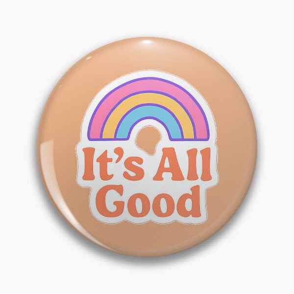 Item preview, It’s All Good Rainbow Retro Sticker designed and sold by ZYAClothingLine.