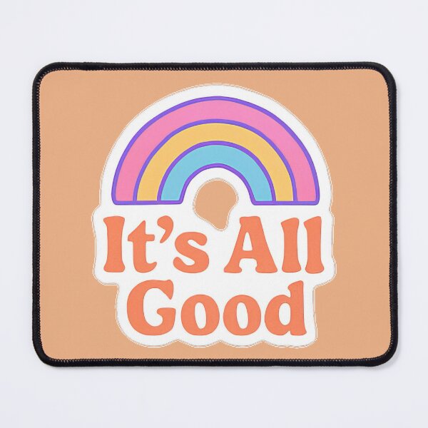Item preview, It’s All Good Rainbow Retro Sticker designed and sold by ZYAClothingLine.