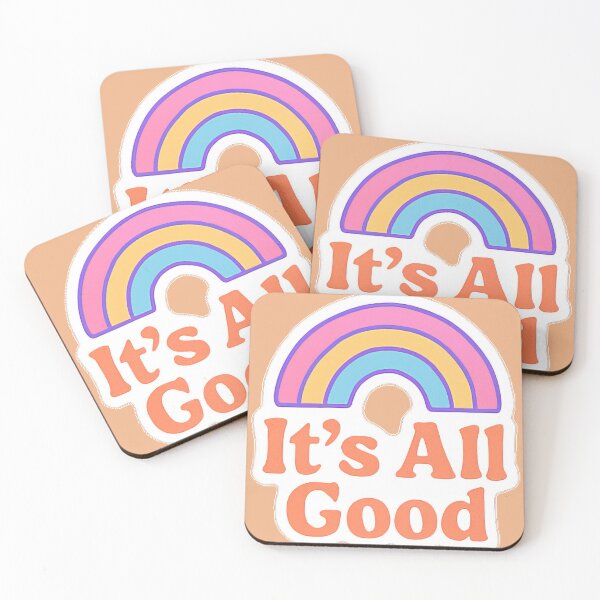 Item preview, It’s All Good Rainbow Retro Sticker designed and sold by ZYAClothingLine.