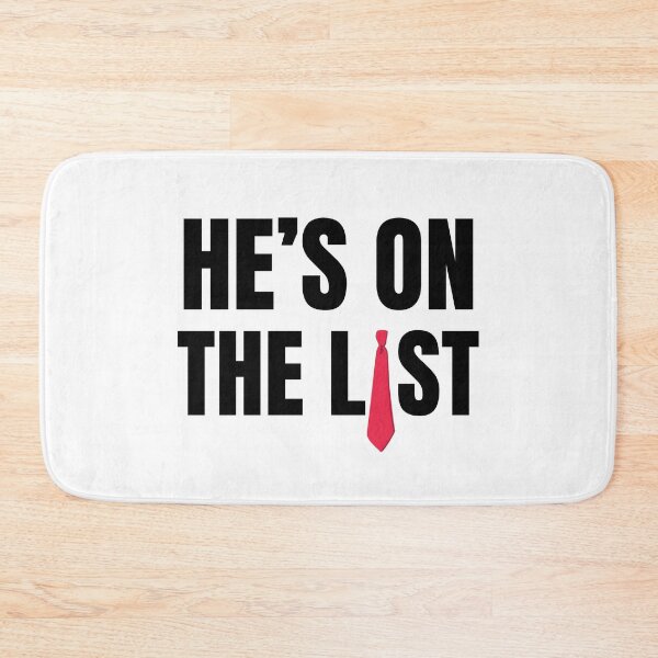 Item preview, He's on the LIST - Trump Epstein Debacle  designed and sold by Thelittlelord.