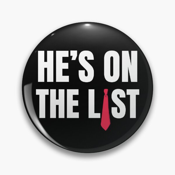 Item preview, HE'S ON THE LIST - Trump Epstein Debacle  designed and sold by Thelittlelord.