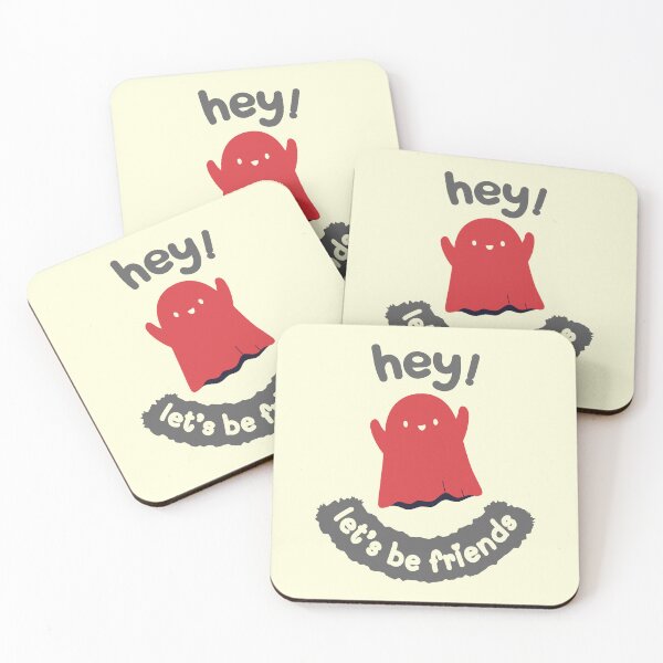 Item preview, Let's Be Friends – Friendly Halloween or Everyday Design designed and sold by ManyVersee.