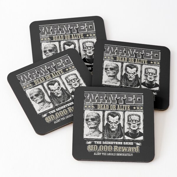 Item preview, Retro Vintage Western Halloween Monsters designed and sold by PoeticTheory.