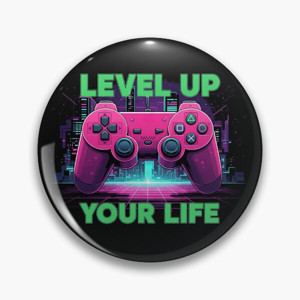 Item preview, Level Up Your Life – Retro Gamer Vibes designed and sold by Unitebox.