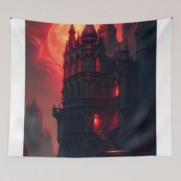 Item preview, Crimson Eclipse Fortress designed and sold by oanaunciuleanu.