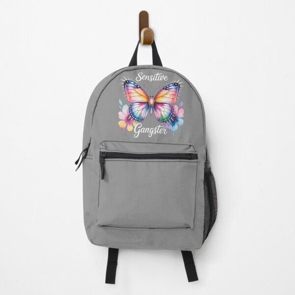 Item preview, Sensitive Gangster Watercolor Butterfly With Spikes designed and sold by KateLeap.