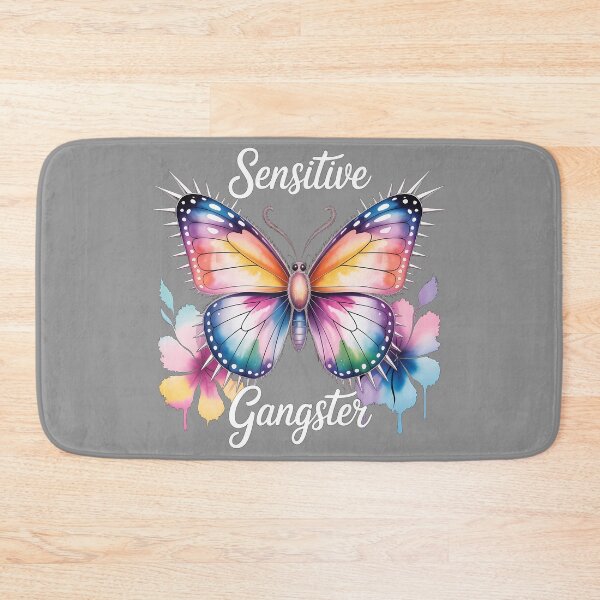 Item preview, Sensitive Gangster Watercolor Butterfly With Spikes designed and sold by KateLeap.