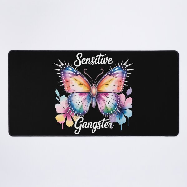 Item preview, Sensitive Gangster Watercolor Butterfly With Spikes designed and sold by KateLeap.