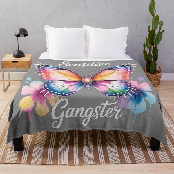 Item preview, Sensitive Gangster Watercolor Butterfly With Spikes designed and sold by KateLeap.